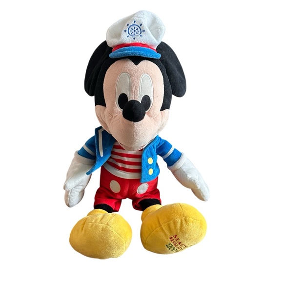 Mickey Mouse Plush Sailor Holiday Edition 21” Stuffed 2009 Disney Macy's - Picture 1 of 4